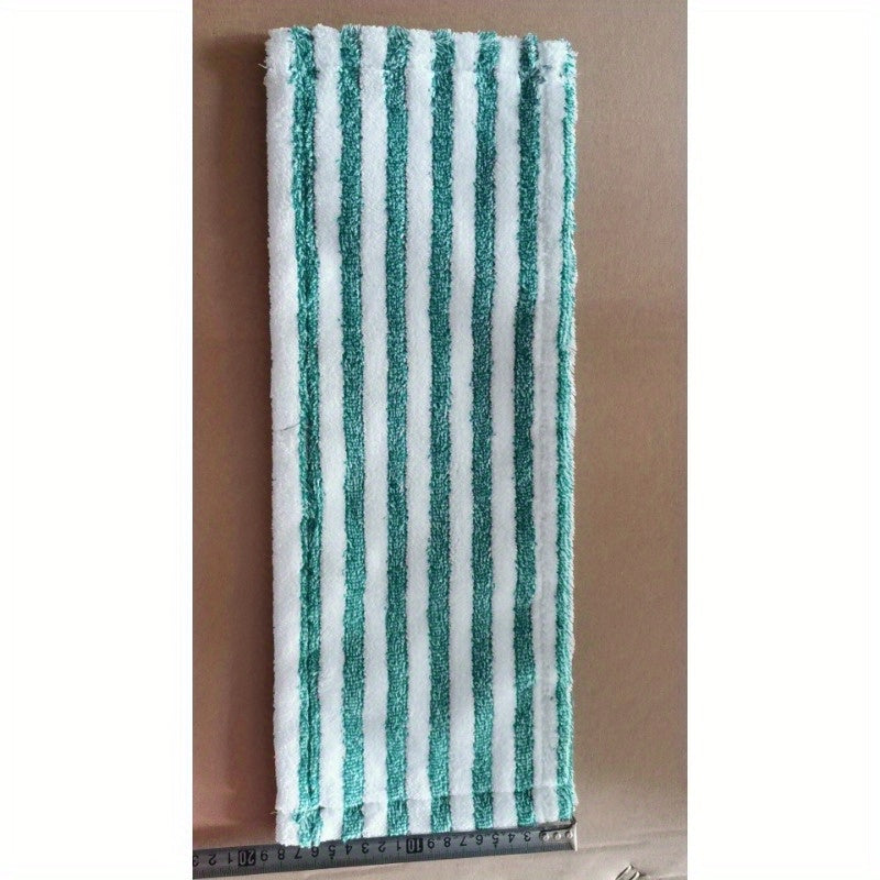 Reusable and washable striped mop pad refill for the Libman Microfiber Floor Mop, ideal for home cleaning. Compatible with Libman drag mop pad.