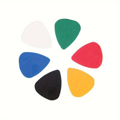 Accessories for acoustic ukuleles, basses, and electric guitars, including picks and plectrums.