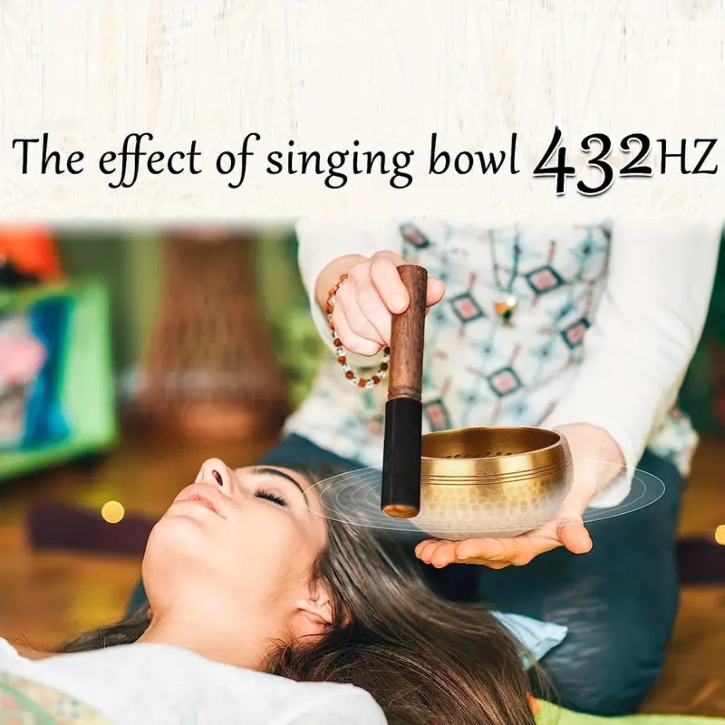 1pc Nepal Singing Bowl - Antique Bronze Finish, Alcohol Clear Voice, Ideal for Yoga and Meditation