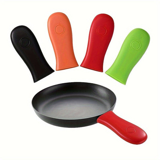 HeatGuard Silicone Skillet Handle Cover - Provides Non-Slip, Heat-Resistant Grip for Pots and Pans, Long-lasting and Dishwasher Safe Kitchen Accessory - No Need for Electricity