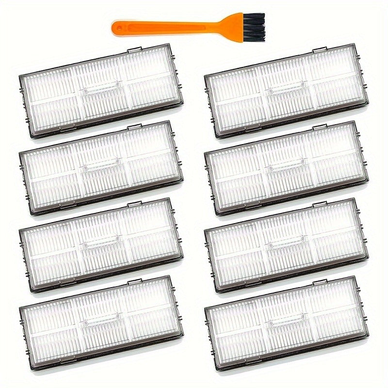 Get a pack of 8 replacement filters for your Roborock S7, S7+, S7Max, S8 Pro, S8 Ultra, S8+, S8, S7MaxV, S7MaxV Plus, T7S, T7 Plus, and T7S Robot Vacuum Cleaner, designed specifically for hard floors. These filters are washable for easy maintenance.