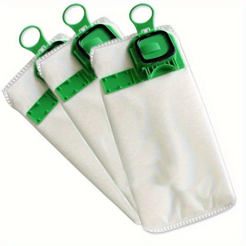 Replacement parts for the Kobold vacuum cleaner, including 12 dust filter bags compatible with the VK140 and VK150 models, as well as garbage bags and Bo rate FP140 Vorwerk items.