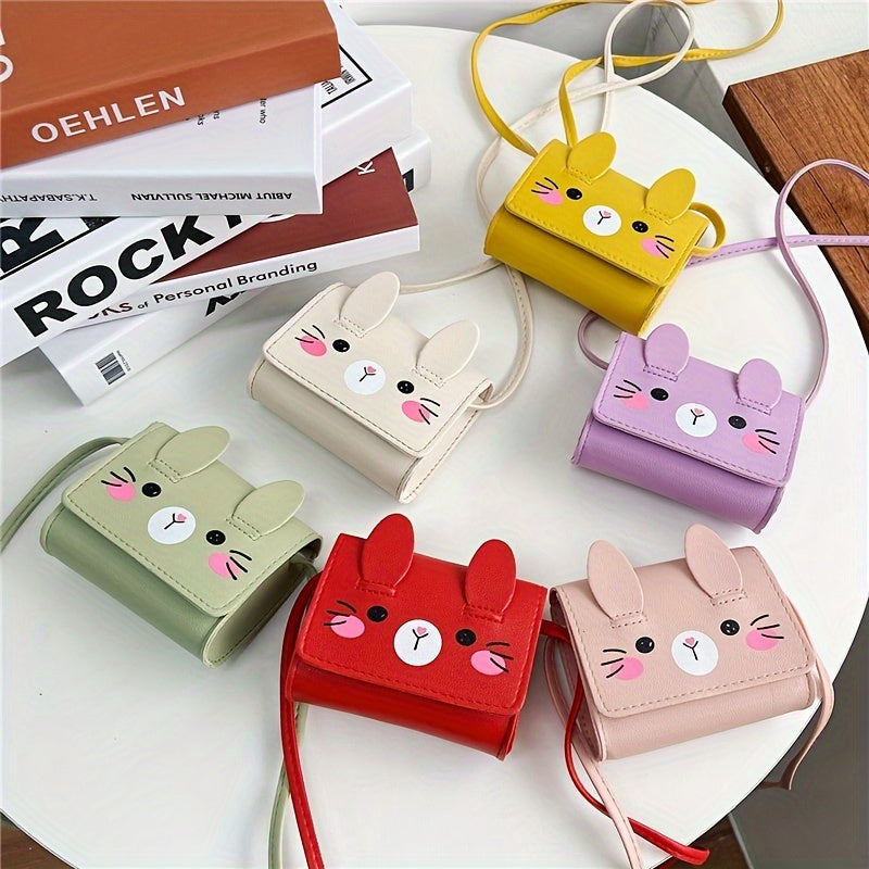 Adorable cartoon shoulder bags: Petite leather Western girl messenger bags.