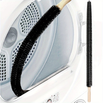 The Sturdy Stainless Steel Bristles & Rubber Tip Flexible Dryer Vent Cleaning Kit - Perfect for Most Dryers & Vacuums, Great Housewarming Gift for Homeowners, Surface Protection and Complete Flexibility