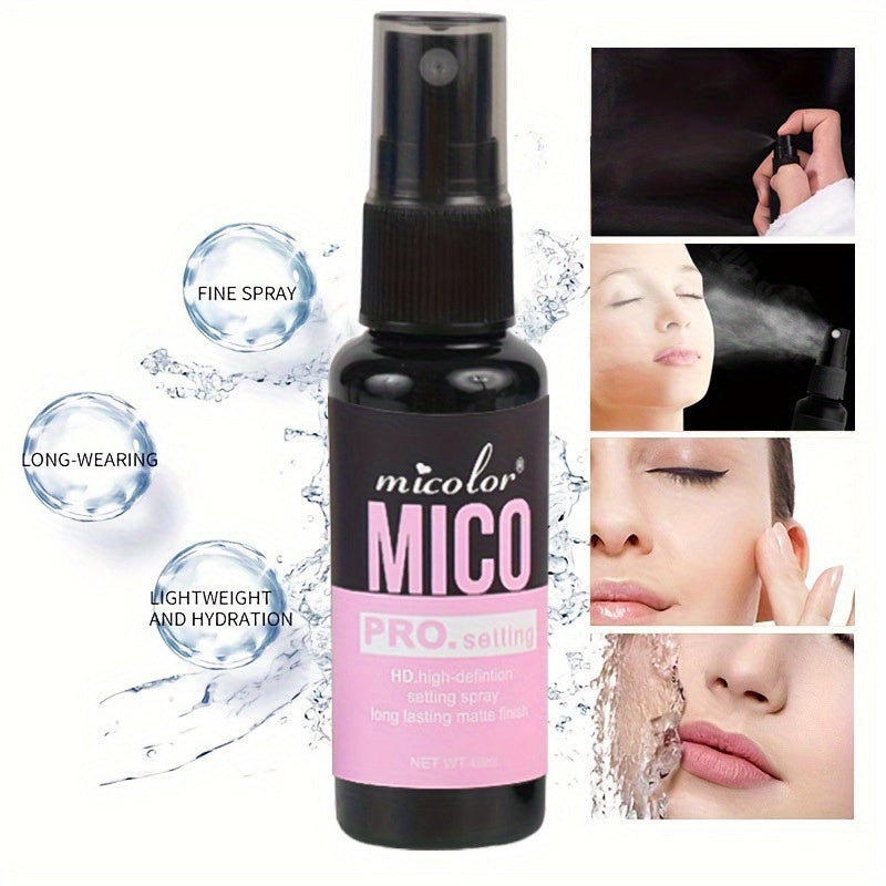 Makeup set with primer and setting spray for long-lasting moisturizing, pore control, oil control, and skin brightening.