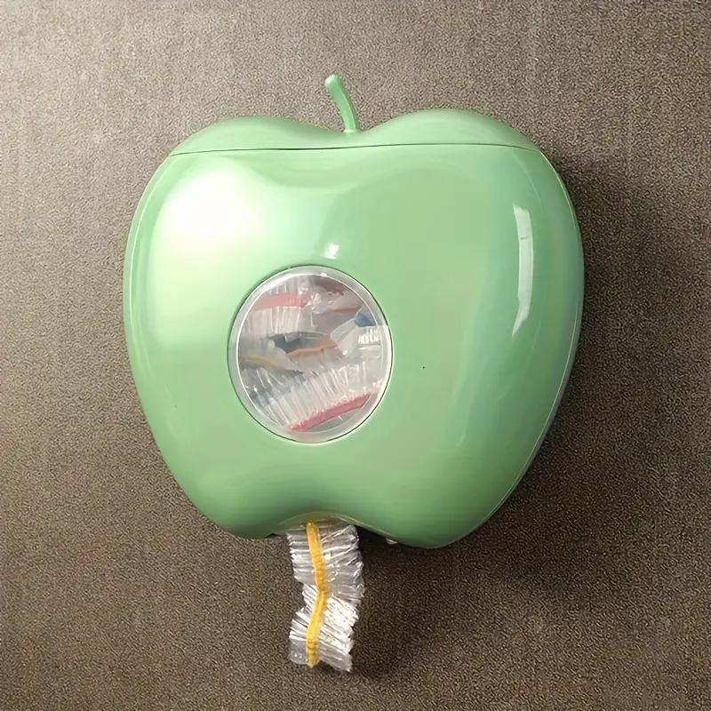 Keep your plastic wrap organized with a stylish apple-shaped bag dispenser. This wall-mounted holder is perfect for your kitchen or bathroom, saving valuable space while keeping your bags easily accessible and secure.