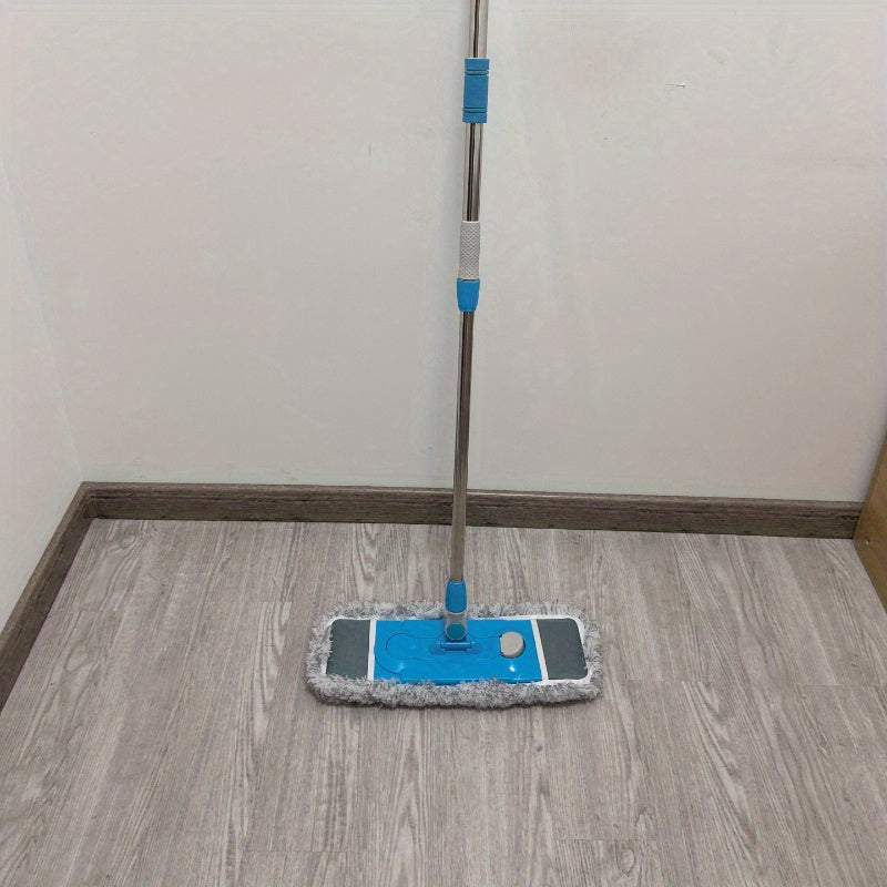 Effortlessly Clean With Our Large Flat Mop - Suitable for Wet and Dry Surfaces, Hands-Free Design Eliminates Wringing, Ideal for Any Room in the House - Removes Dust and Stains with Ease