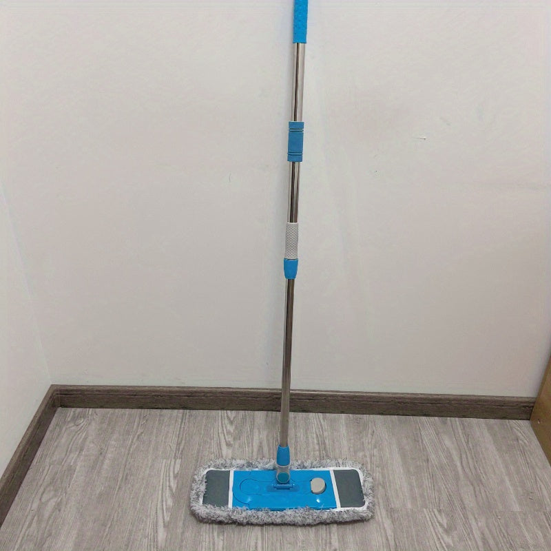 Effortlessly Clean With Our Large Flat Mop - Suitable for Wet and Dry Surfaces, Hands-Free Design Eliminates Wringing, Ideal for Any Room in the House - Removes Dust and Stains with Ease