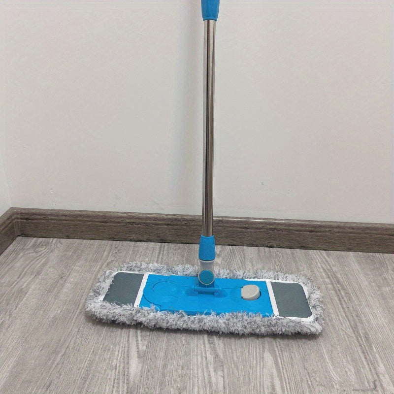 Effortlessly Clean With Our Large Flat Mop - Suitable for Wet and Dry Surfaces, Hands-Free Design Eliminates Wringing, Ideal for Any Room in the House - Removes Dust and Stains with Ease