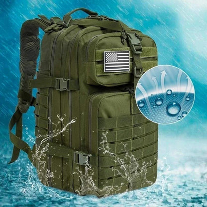 Waterproof 30L/50L 1000D Nylon Backpack for Outdoor Sports and Activities