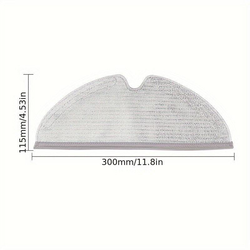 Улучшите производительность вакуумной уборки вашего Roborock S6, S6 Pure, E4, S6 MaxV, S5 Max, E35 и E2 с помощью этого набора из 4-х премиум микрофибровых мопов.