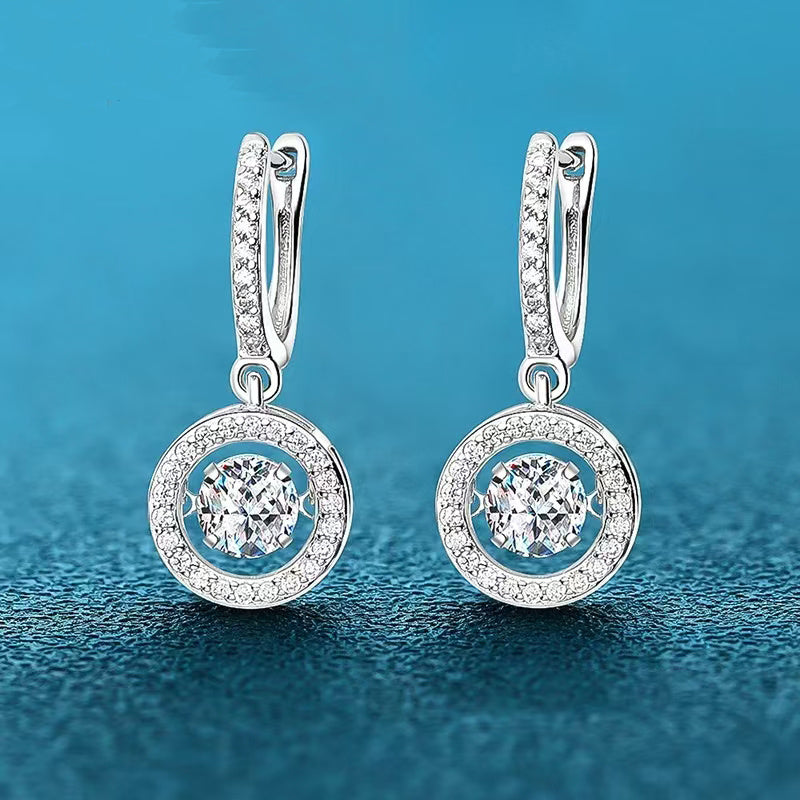 Add a touch of elegance with the LOVESSOM Stunning 0.5 Carat Moissanite Stud Earrings - crafted with 925 Sterling Silver. The perfect gift for birthdays, anniversaries, Valentine's Day, or Mother's Day, complete with a gift box.