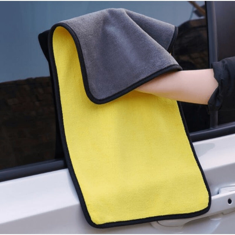 Multi-purpose Microfiber Cleaning Cloths - Ideal for Car and Home - Features a Contemporary, Lightweight Design in an Oblong Shape - Perfect for Use in Living Rooms, Bedrooms, and Bathrooms - Double-Sided and Thickened for Maximum Absorbency - Great for