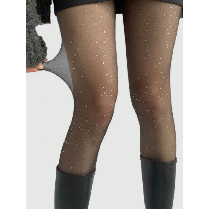 Galaxy Pattern Sheer Tights: Sexy, Elastic, Comfy, Breathable.