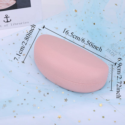 Durable PU Leather Eyeglass Case for Women's Glasses, Protective with Anti-Scratch and Anti-Compression Features