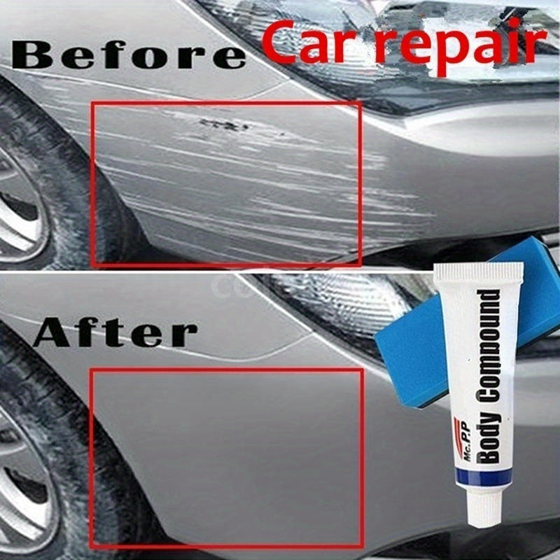 Car body compound paste set for scratch removal, paint care, auto polishing, and grinding.