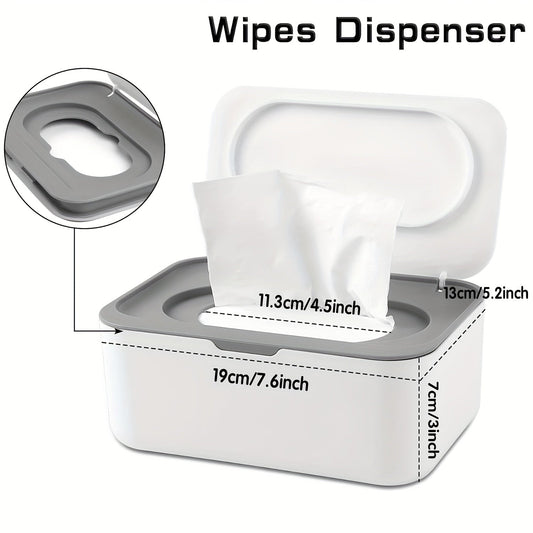 Easy-to-Use Wet Wipe Dispenser Designed for Adults 14+, Features One-Handed Operation, Non-Slip Base, Compatible with a Variety of Paper Towels