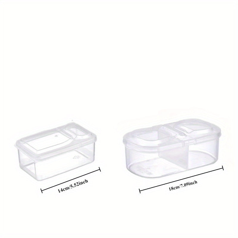 Large Capacity Food-Grade PP Storage Box with Handle - Transparent Container for Fruits & Vegetables, Ideal for Refrigerator Use| Sleek and Clear Visibility Storage Solution for Fresh-Keeping Food