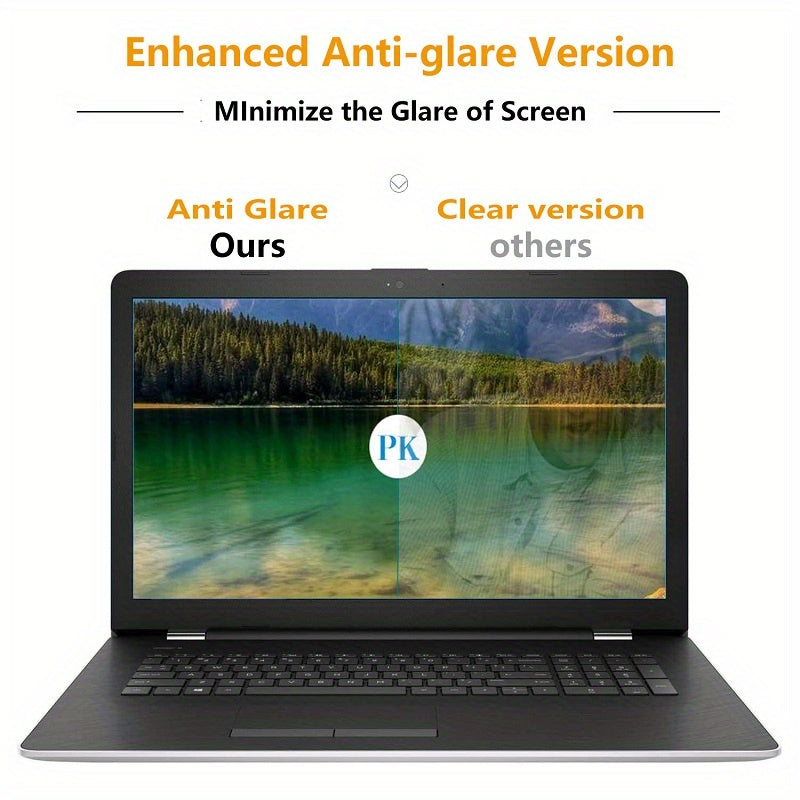 Matte anti-glare laptop screen protector for 15.6-inch laptops with 16:9 aspect ratio, compatible with various brands.