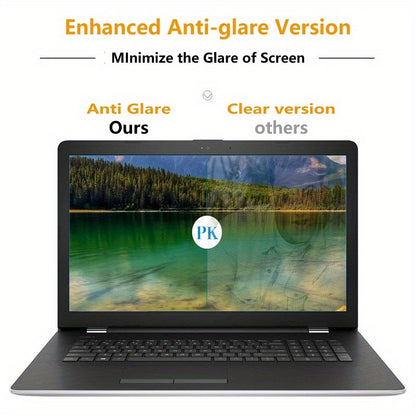 Matte anti-glare laptop screen protector for 15.6-inch laptops with 16:9 aspect ratio, compatible with various brands.