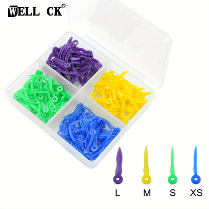 CK Oral Dental Plastic Wedges, Disposable Interproximal Tooth Shaping Wedges, Bpa-Free Plastic, Box of 4 Sizes - Dental Tools for Teeth Straightening And Alignment