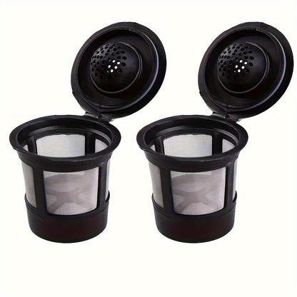 Set of 3 BPA-Free Reusable Coffee Filters, Compatible with 1.0 & 2.0 Keurig Brewers, Purple Refillable Cups that are Easy to Clean, Universally Compatible.