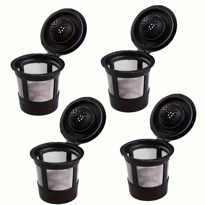 Set of 3 BPA-Free Reusable Coffee Filters, Compatible with 1.0 & 2.0 Keurig Brewers, Purple Refillable Cups that are Easy to Clean, Universally Compatible.