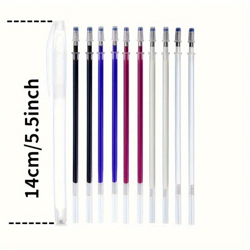 11-piece set of hot-erase magic markers for DIY hand-sewing marking lines.