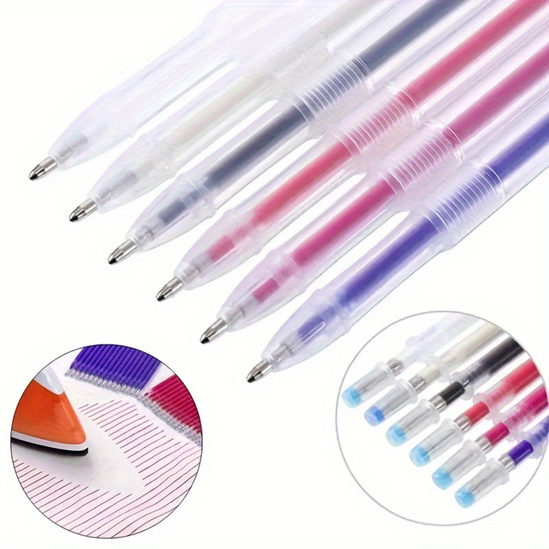 11-piece set of hot-erase magic markers for DIY hand-sewing marking lines.