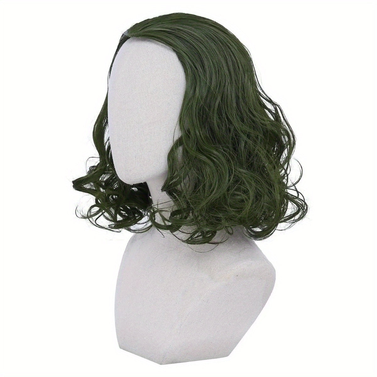 Get the ultimate cool and handsome look with our Men's Wavy Green Wig! Made with high-quality polyester synthetic fiber, this versatile wig is perfect for clown cosplay, Halloween parties, anime dress-up, and more. Stand out at any event with this