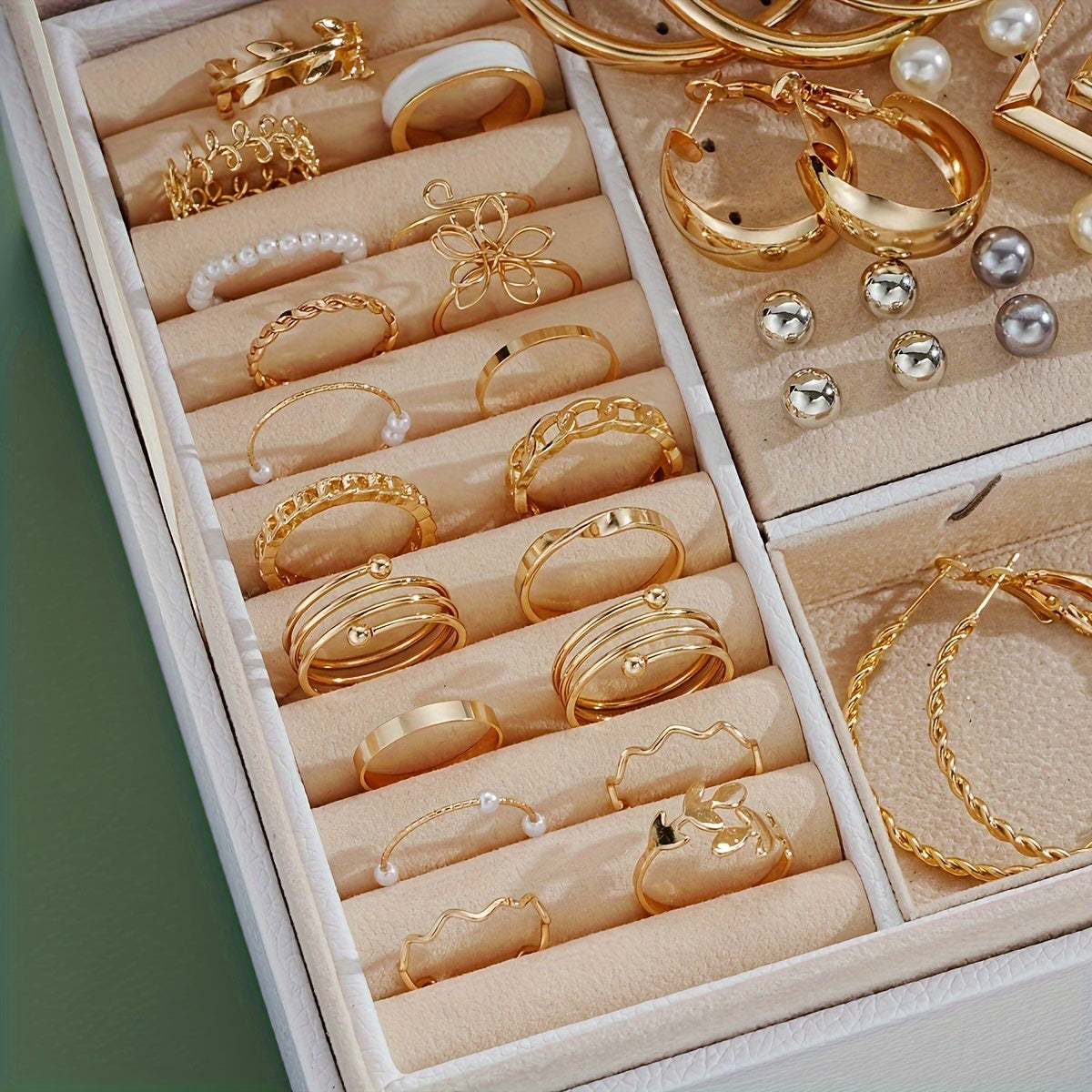 86-piece trendy jewelry set for women and girls, perfect for daily wear or as a popular gift, without a box.