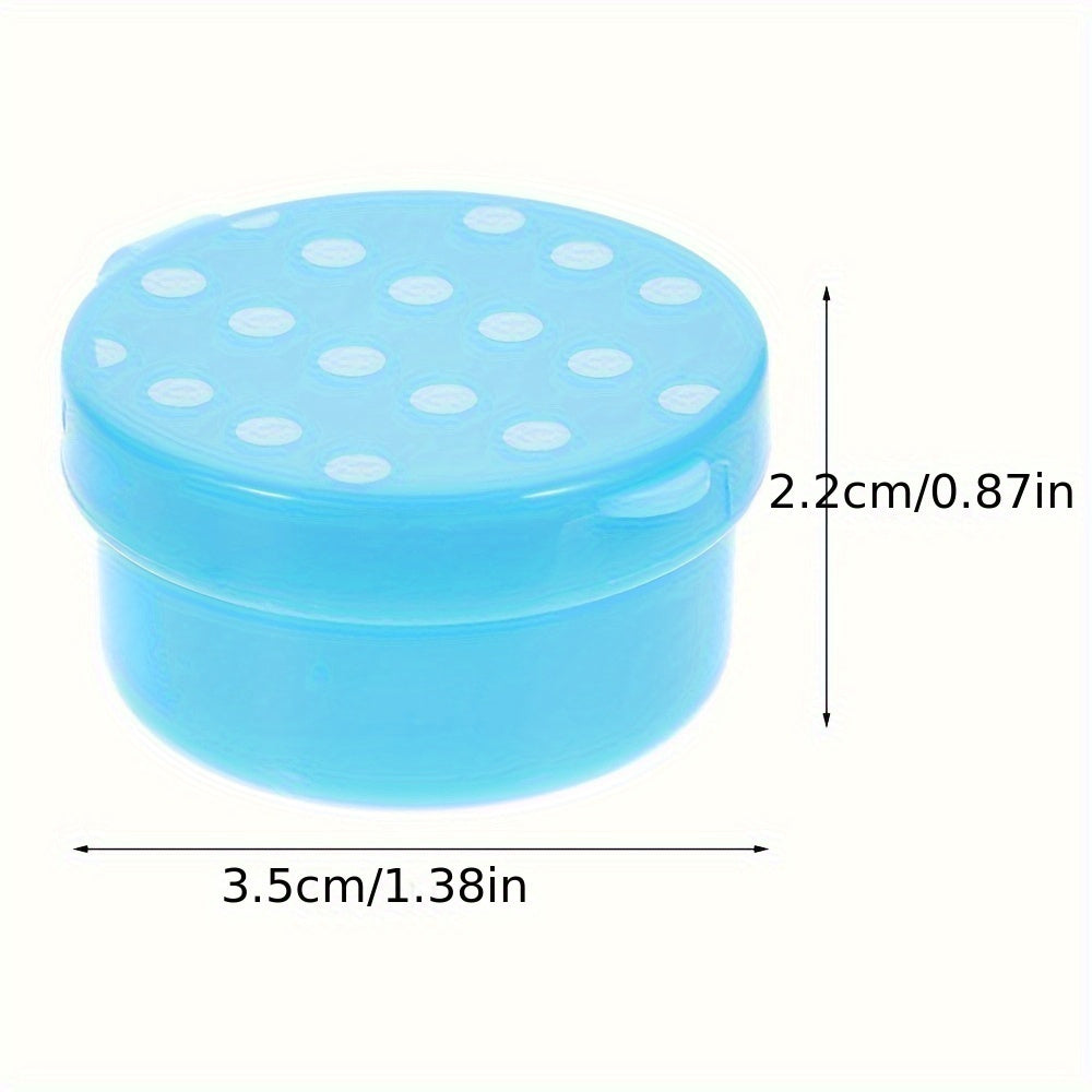 Set of 4 Mini Leak-Proof Portable Sauce Containers - BPA-Free Plastic Dressing Jars perfect for Lunch Boxes and Kitchen Storage