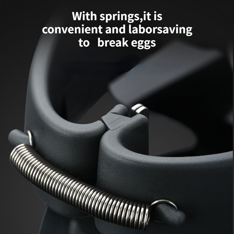 One piece of a versatile kitchen tool - the 2-in-1 Stainless Steel Egg Opener & Separator, perfect for convenient baking and cooking.