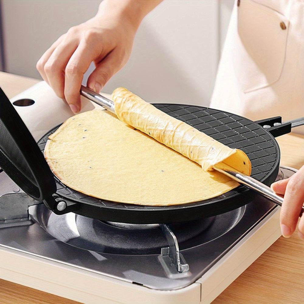 Get perfectly crispy egg rolls every time with our Non-Stick, Double-Sided Aluminum Pan - an essential kitchen gadget for making delicious egg cakes.