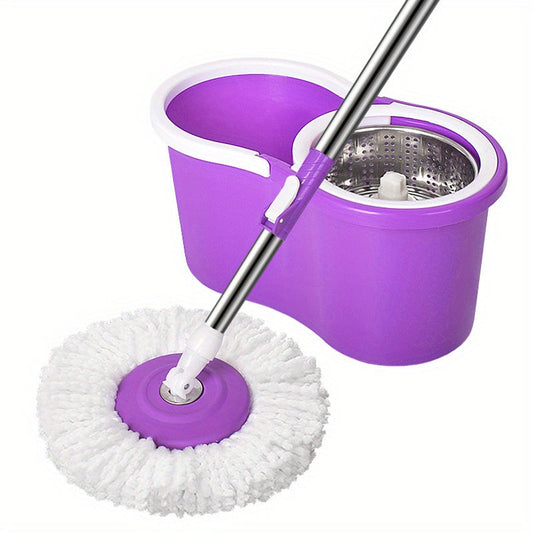 Rotating Mop Tray with Tornado Decontamination Technology - Reach Every Corner - Easy to Clean Mop Head - Powerful Decontamination - Ideal for Any Room - Durable Metal, Plastic, and Stainless Steel Construction