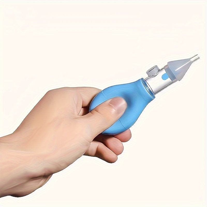 One Piece GentleCare Silicone Nasal Aspirator for Gentle Nose Cleaning, Pump Nose Cleaner Tool with Suction Bulb for Soothing and Effective Nose Cleaning.