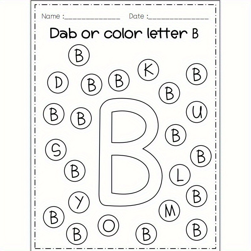 Explore the alphabet in our coloring adventure book.