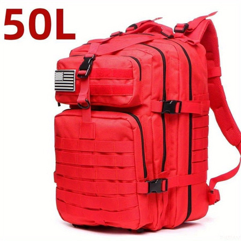 Waterproof 1000D Nylon Backpack for Camping, Hiking, Trekking & Fishing | Casual Style, Hand-Washable | Men's Fashion | Available in 25L & 50L Sizes