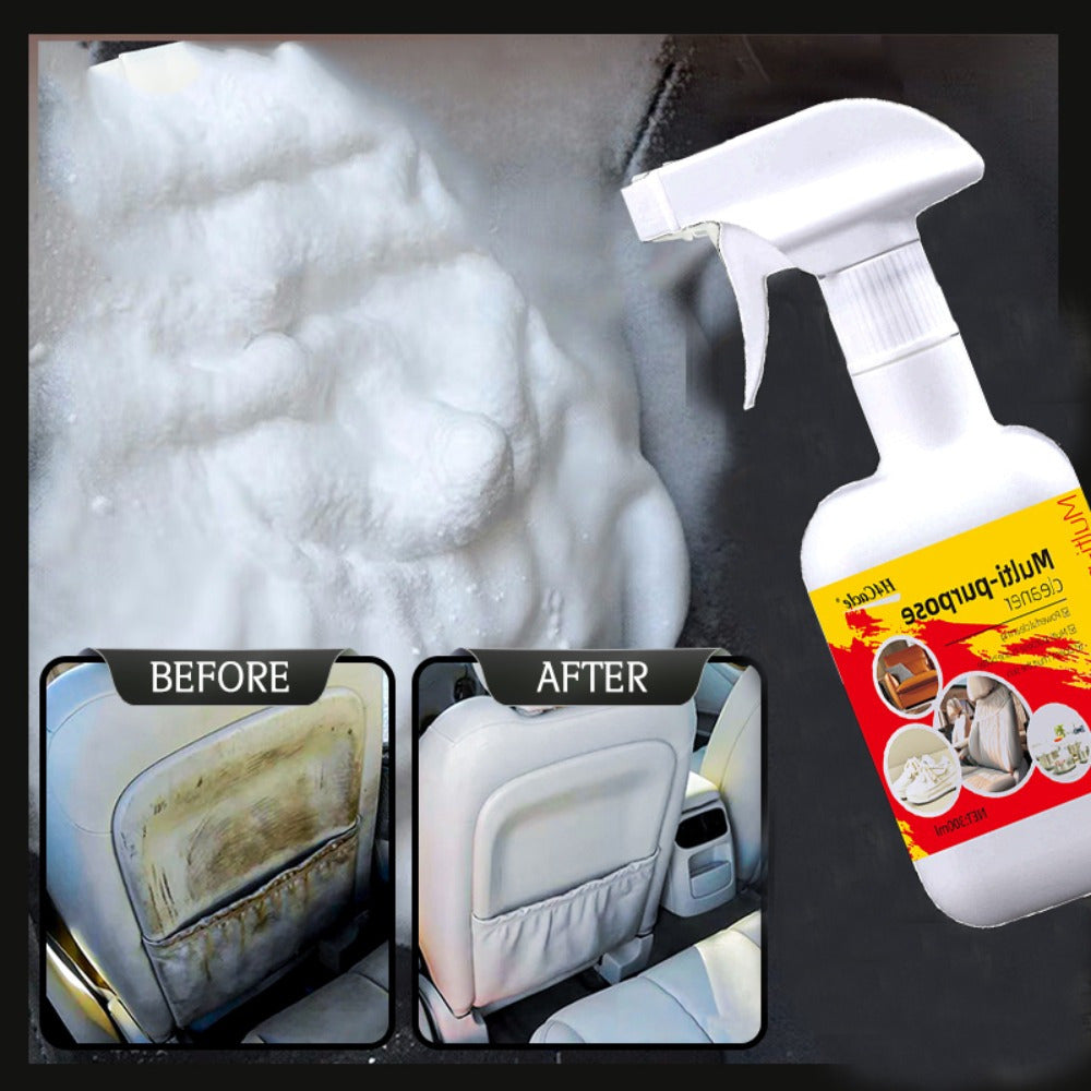 Multipurpose Foam Cleaner for Home and Car - Removes Stains from Fabric, Shoes, and Upholstery - Leaves No Residue, Infused with Lemon Acid, Available in 100ml and 300ml sizes