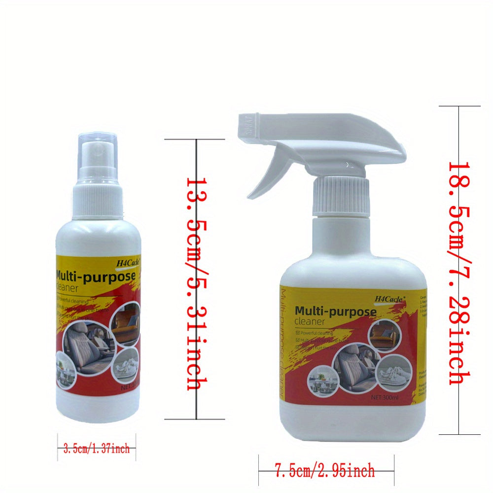 Multipurpose Foam Cleaner for Home and Car - Removes Stains from Fabric, Shoes, and Upholstery - Leaves No Residue, Infused with Lemon Acid, Available in 100ml and 300ml sizes