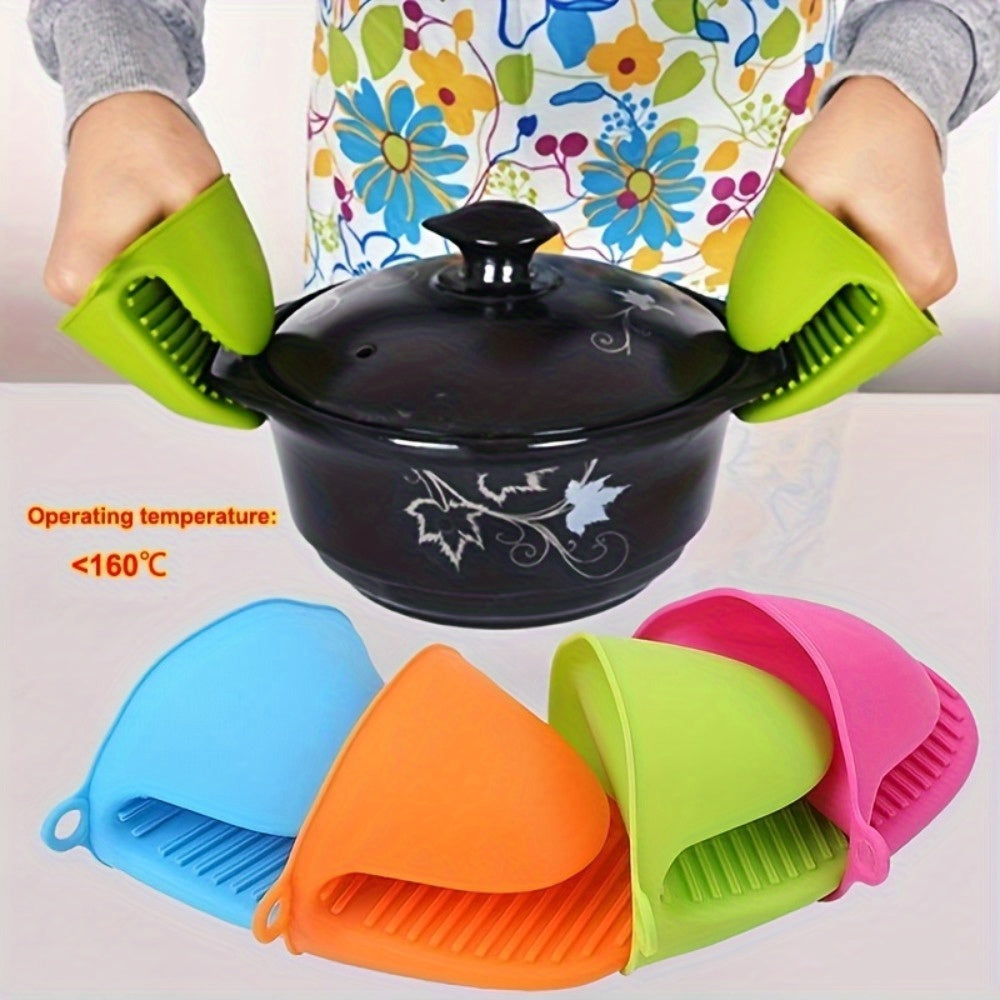 Silicone Pot Holder Clips - Set of 1, Protects Hands from Heat, Non-Slip Grip for Bowls, Ovens, and Microwaves