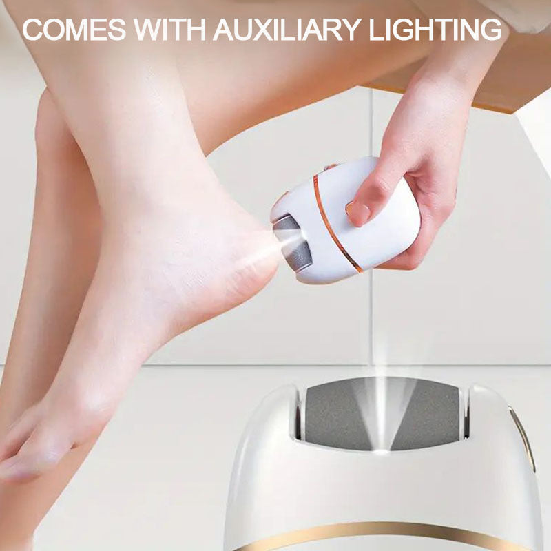 Rechargeable Electric Callus Remover for Smooth Feet - Ideal for Home or Travel