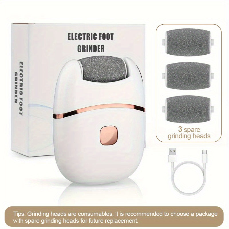 Rechargeable Electric Callus Remover for Smooth Feet - Ideal for Home or Travel