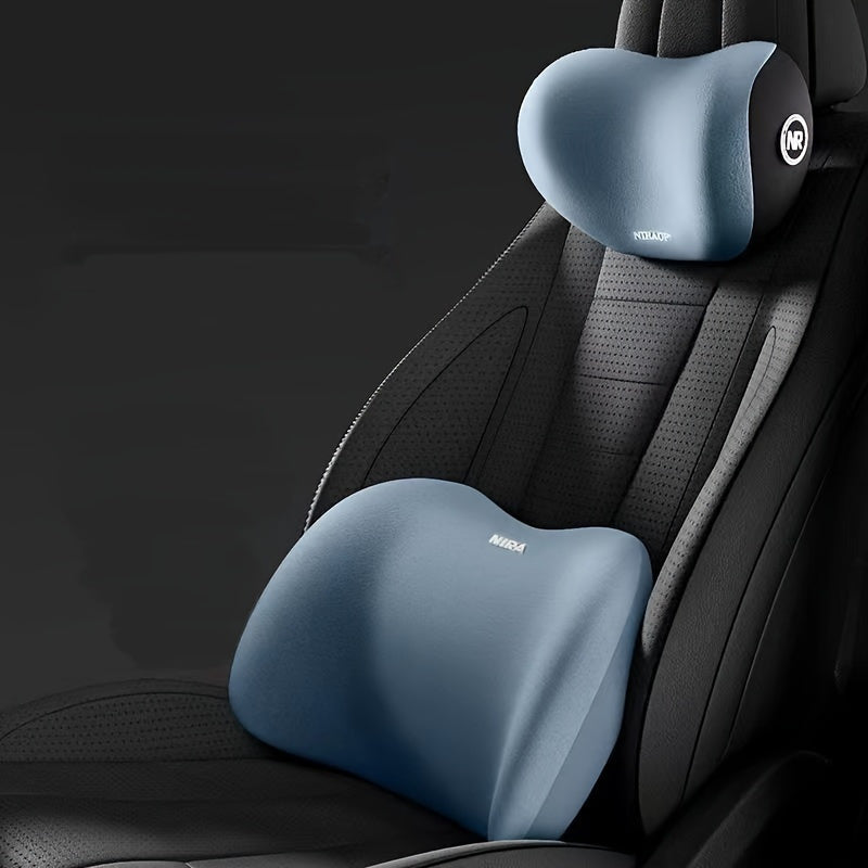 Car headrest support pillow memory cushion for back and waist support.