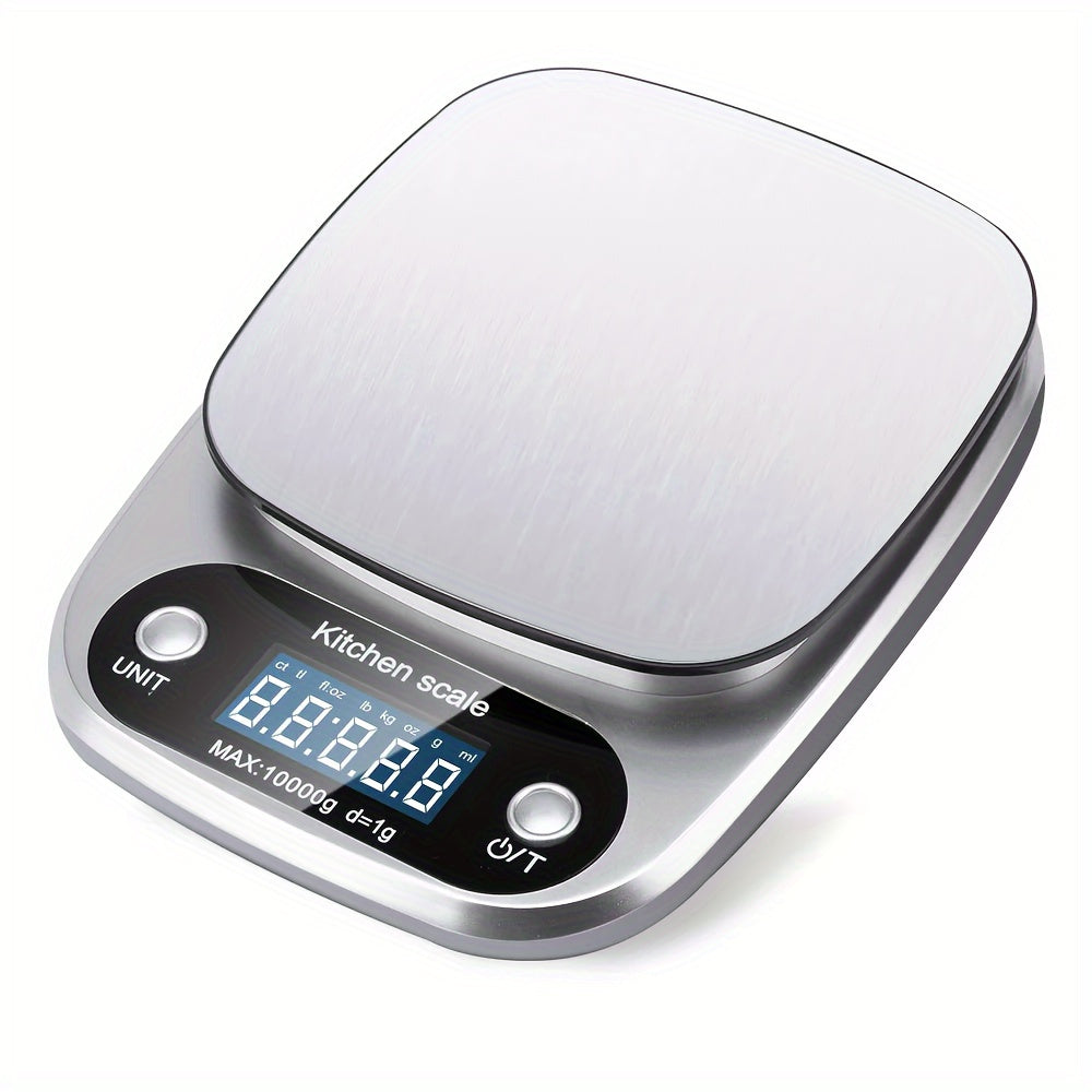 HOTU Precision Digital Kitchen Scale is an essential cooking and baking accessory with LCD display, auto shut-off feature, and multiple measurement units. Can weigh up to 5kg/10kg capacity