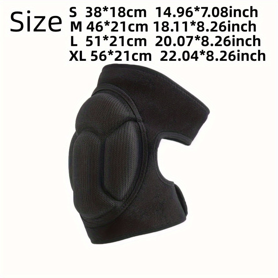 2 Pcs Men's Compression Sports Knee Pads - Ideal for Sports, Skiing, Motorcycle Riding