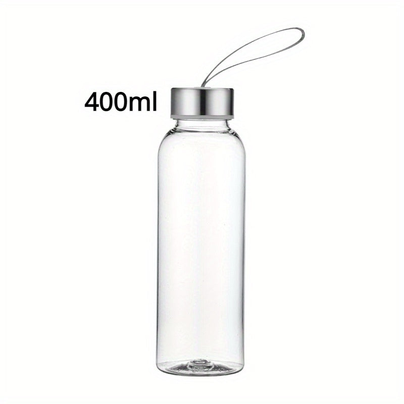 400-500ml Sleek Travel Water Bottle with Carrying Strap and Leak-proof Design