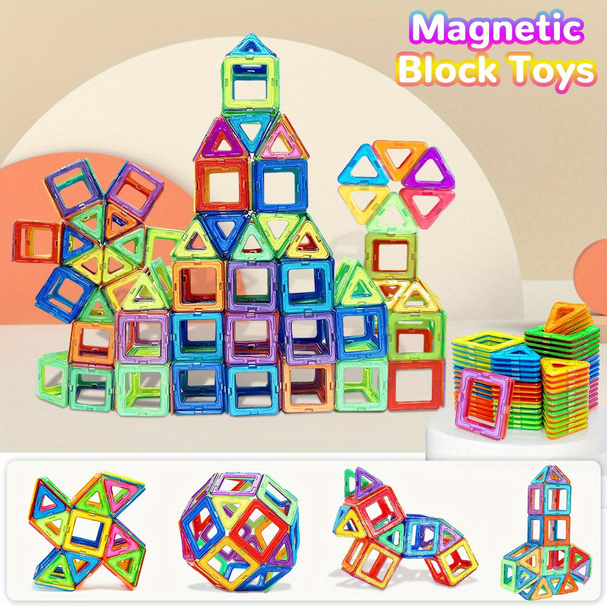 Enhance hand-eye coordination and creativity with CoolNuro Magnetic Building Blocks, the perfect DIY educational toy for youngsters. Ideal gift for birthdays or Autumn Festivals in assorted