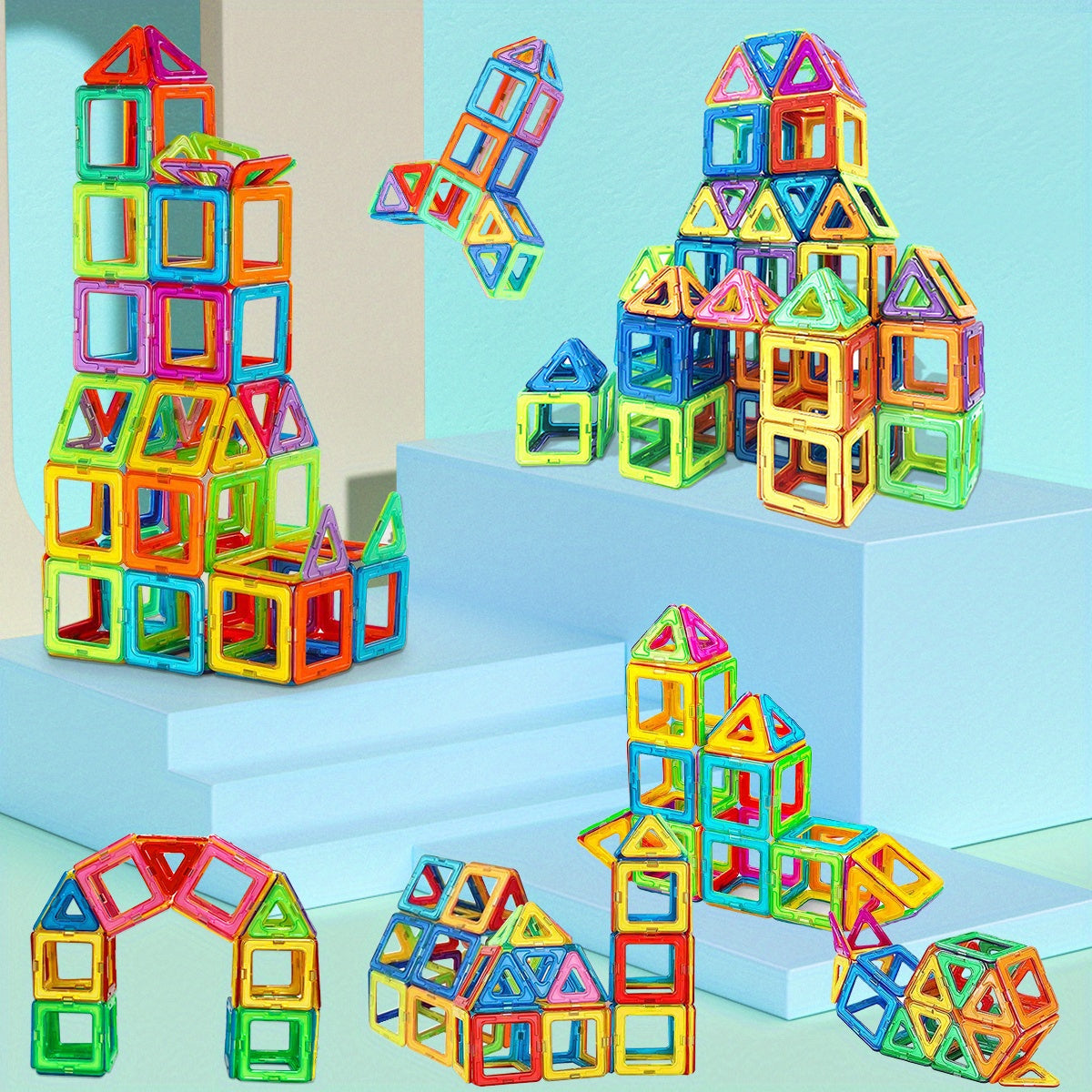 Enhance hand-eye coordination and creativity with CoolNuro Magnetic Building Blocks, the perfect DIY educational toy for youngsters. Ideal gift for birthdays or Autumn Festivals in assorted