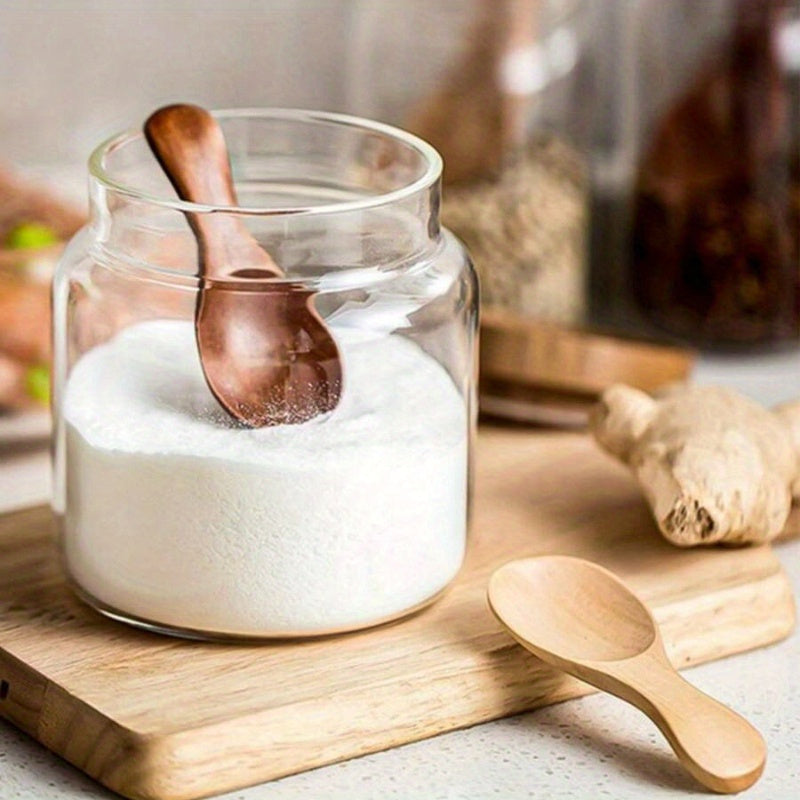 Get this 1 piece Wooden Miniature Spoon with a 3.15 inch/8 cm exquisite short handle, ideal for home use. Perfect for seasoning, ice cream, dessert, tea, yogurt, baby formula, and a variety of school supplies. Great for back to school season.